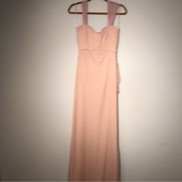 WEDDING GUEST MAXI DRESS CONVERTIBLE MAUVE Birdy Grey MARIA + POCKETS + SLIT - Picture 13 of 16
